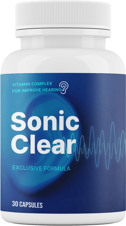 Flacon de Sonic Clear, complexe vitaminé pour l’audition, 30 gélules